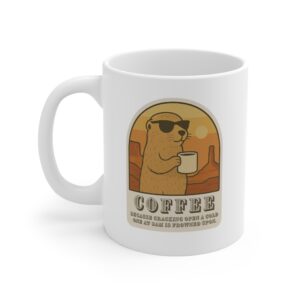 Prairie Dog Coffee Mug – Morning Motivation with a Twist
